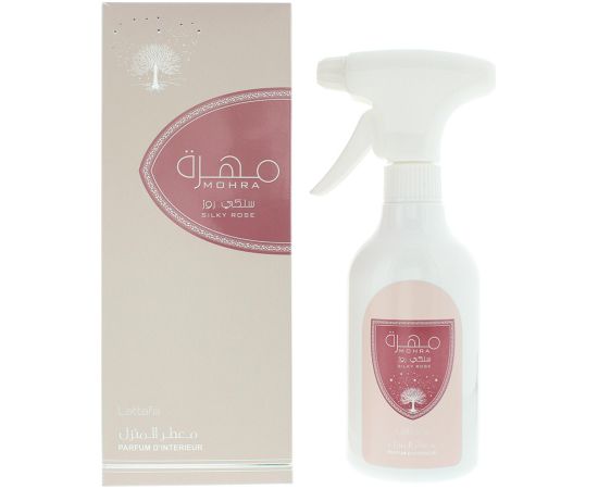 Lattafa, Mohra Silky Rose, Silky Rose, Room Spray, 450 ml Telpu aromāti