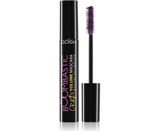 Gosh, Boombastic Crazy, Vegan, Length and Volume, Mascara, 006, Dusty Violet, 13 ml Dekoratīvā kosmētika