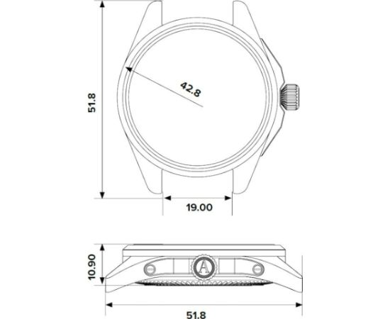 AVIATOR Airacobra 43 HERITAGE V.3.39.0.342.5 Rokas pulksteņi 