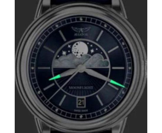 AVIATOR Douglas Moonflight V.1.33.0.255.5 Rokas pulksteņi 