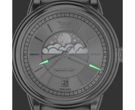 AVIATOR Douglas Moonflight V.1.33.0.250.5 Rokas pulksteņi 