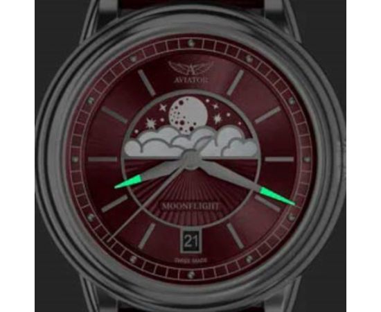 AVIATOR Douglas Moonflight V.1.33.0.264.5 Rokas pulksteņi 