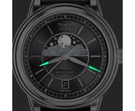 AVIATOR Douglas Moonflight V.1.33.0.254.5 Rokas pulksteņi 