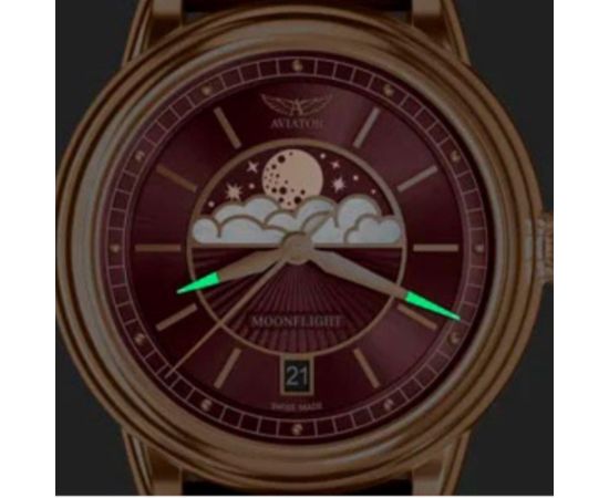 AVIATOR Douglas Moonflight V.1.33.2.265.5 Rokas pulksteņi 