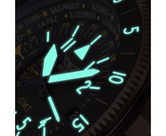 Aviator GMT Darius ir Girėnas. Skrydis per Atlantą V.1.37.0.292.4 Rokas pulksteņi 