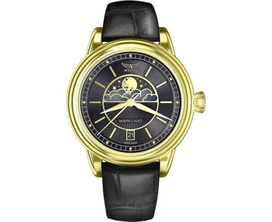 AVIATOR Douglas Moonflight V.1.33.1.344.4 Rokas pulksteņi 