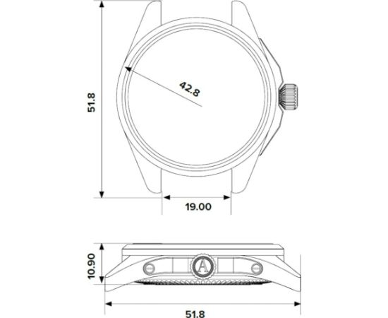 Aviator Airacobra 43 Type A V.1.38.0.325.4 Rokas pulksteņi 
