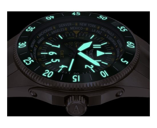 Aviator GMT Darius ir Girėnas. Skrydis per Atlantą V.1.37.2.292.5 Rokas pulksteņi 