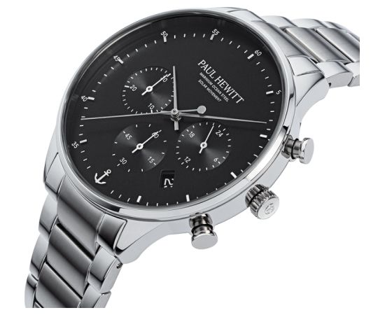 Paul Hewitt Solar Chrono Silver Black PH-W-0301 Наручные часы