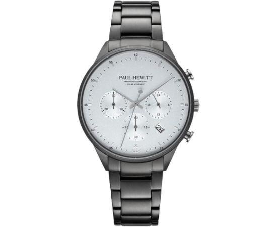Paul Hewitt Solar Chrono Gun Metal White PH-W-0298 Наручные часы