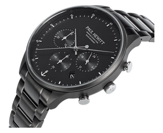 Paul Hewitt Solar Chrono Gun Metal Black PH-W-0297 Наручные часы