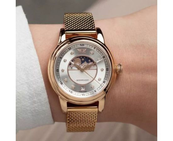 AVIATOR Douglas Moonflight  Diamonds Edition V.1.33.2.382.5 Rokas pulksteņi 