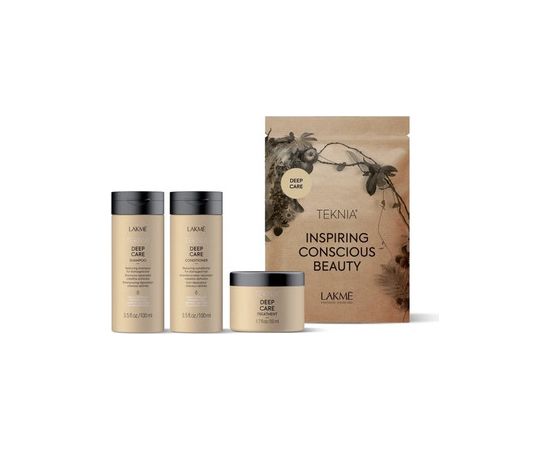 LakmÉ Teknia Deep Care Travel Pack - Sada pro suché a poškozené vlasy 0ml Matu kopšana