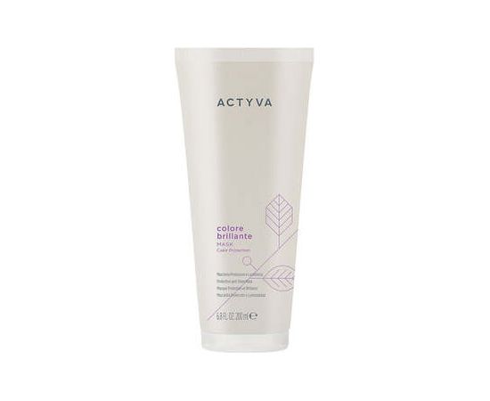 Kemon Actyva Colore Brillante Protection and Shine Mask - Posilující maska pro lesk a ochranu barvených vlasů 200ml Matu kopšana