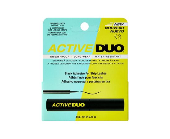 Ardell Duo Active Adhesive For Strip Lashes Black - Lepidlo na řasy 4,6 g Clear 0ml Dekoratīvā kosmētika