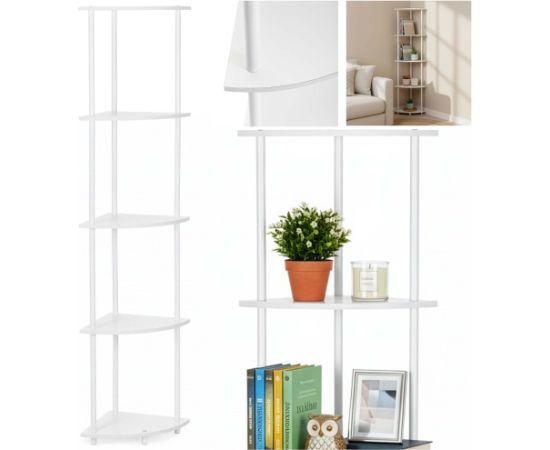 Springos Угловой шкаф 146,6 x 28,5 x 29,5 см HA7547 Полки