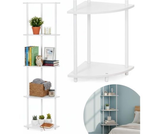 Springos Угловой шкаф 146,6 x 28,5 x 29,5 см HA7547 Полки