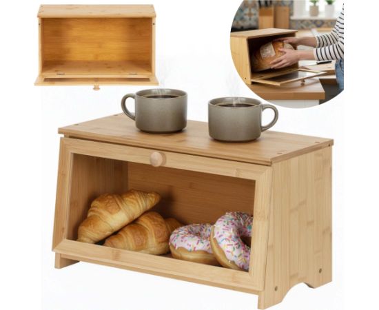 Springos Хлебница, контейнер для хранения хлеба, хлебный шкаф, бамбук Мебель для прихожей