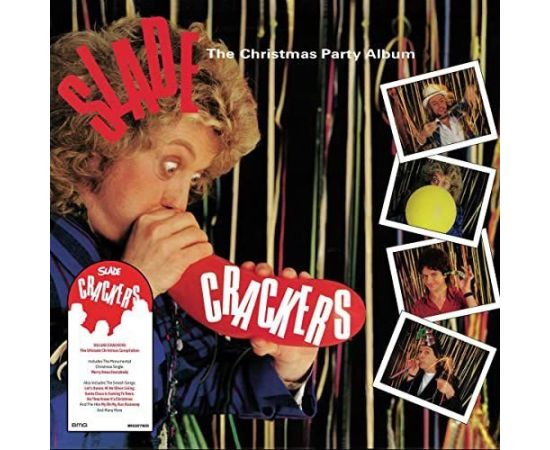 SLADE "Crackers" (Christmas Party Album, Transparent & Smokey White Vi DJ tehnika