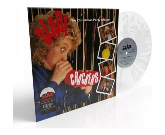 SLADE "Crackers" (Christmas Party Album, Transparent & Smokey White Vi DJ tehnika