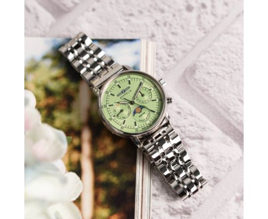 Zeppelin 8637M-4 LZ 14 Marine Moonphase Rokas pulksteņi 