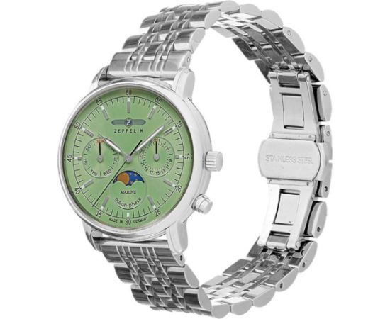 Zeppelin 8637M-4 LZ 14 Marine Moonphase Rokas pulksteņi 