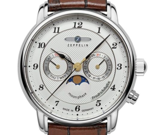 Zeppelin 8536-1 Captain's Line, Moon Phase Rokas pulksteņi 