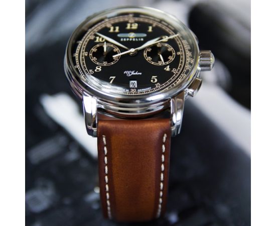 Zeppelin 100 Jahre 7674-3 Chronograph Rokas pulksteņi 