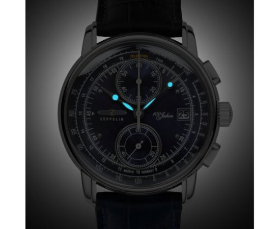 Zeppelin 100 Jahre 8670-4 Chronograph Rokas pulksteņi 