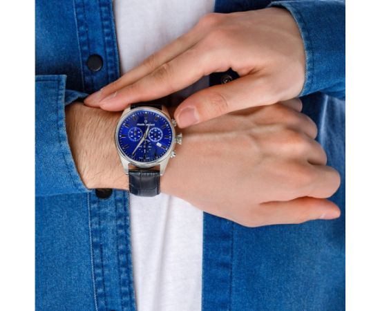 Claude Bernard Proud Heritage Chronograph 10254 3C BUIN Rokas pulksteņi 