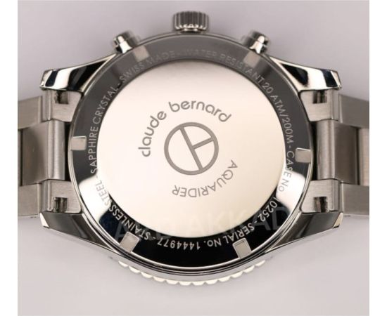 Claude Bernard Aquarider Chronograph 10252 3NOM NNO Rokas pulksteņi 