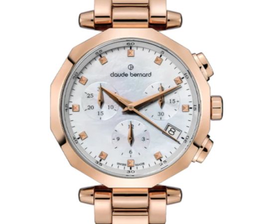 Claude Bernard Dress Code Chronograph 10251 37RM NAR Rokas pulksteņi 