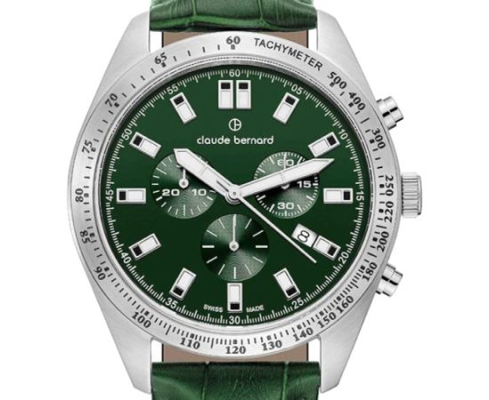 Claude Bernard Classic Chronograph 10247 3C VIN Rokas pulksteņi 
