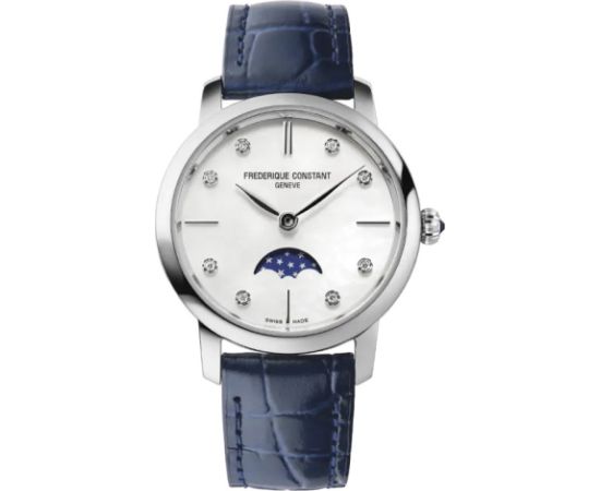 Frederique Constant Classics Slimline Ladies Moonphase FC-206MPWD1S6 Rokas pulksteņi 