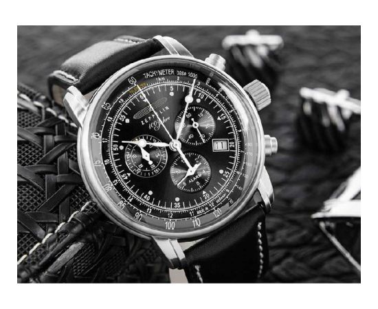 Zeppelin 7680-2 100 Jahre Chronograph Rokas pulksteņi 
