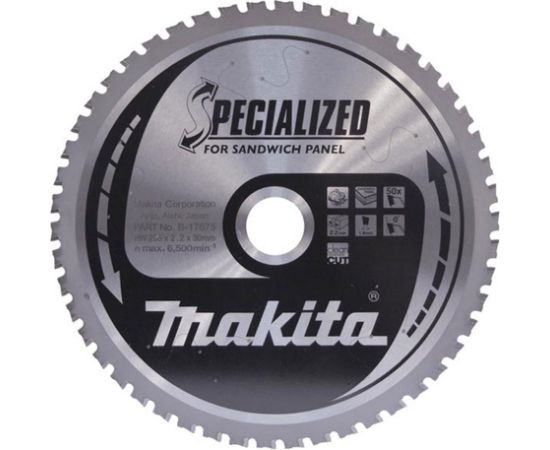 Griešanas disks Makita Sandwich; 355x3,2x30,0 mm; Z80; 15° Zāģripas