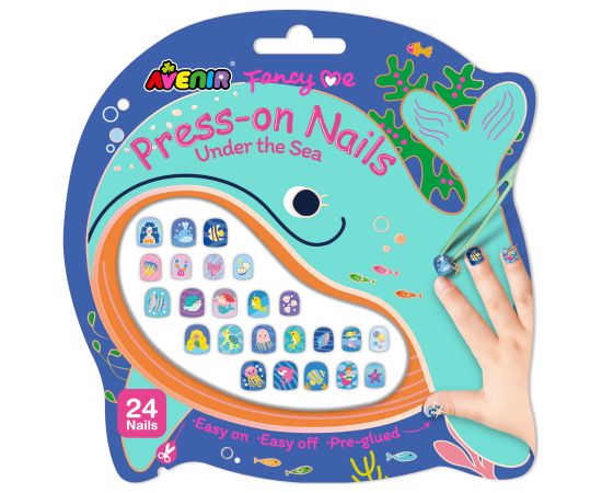AVENIR Pielīmējamie nagi Jūras pasaule Radošās rotaļlietas