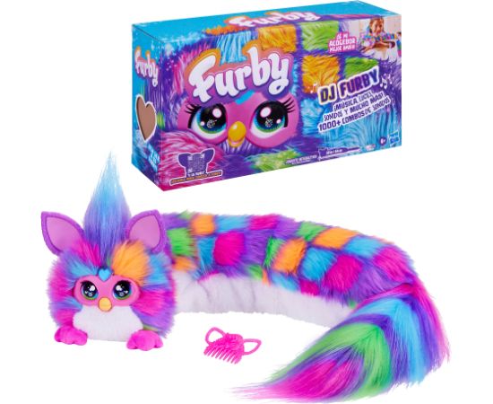 FURBY Interaktīva rotaļlieta Dj Furby Neon Star Jaunumi, Bērnu preces