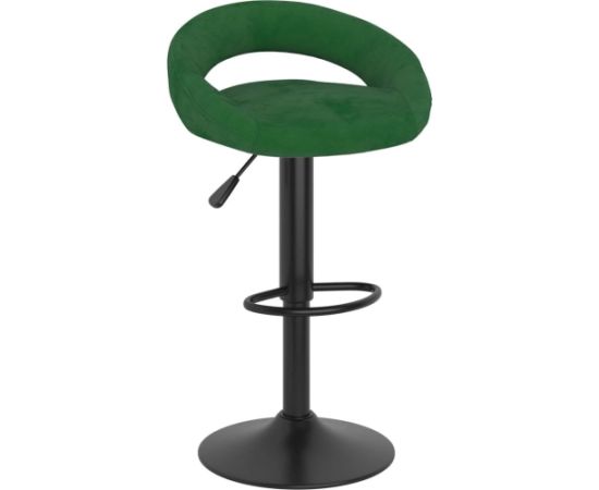 vidaXL Stołki barowe, 2 szt., ciemnozielone, obite aksamitem Кухонные стулья