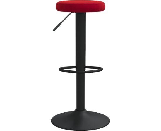 vidaXL Stołki barowe, 2 szt., winna czerwień, tapicerowane aksamitem Virtuves krēsli