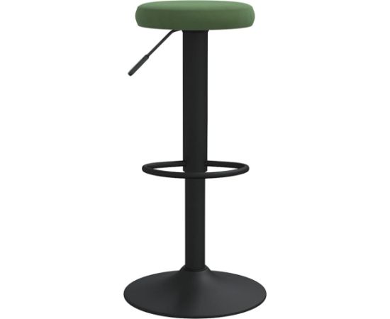 vidaXL Stołki barowe, 2 szt., ciemnozielone, obite aksamitem Virtuves krēsli