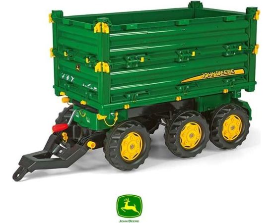 Rolly Toys Rolly Toys Przyczepa Wywrotka Rolly Multi John Deere 3 osiowa Jaunumi, Bērnu preces