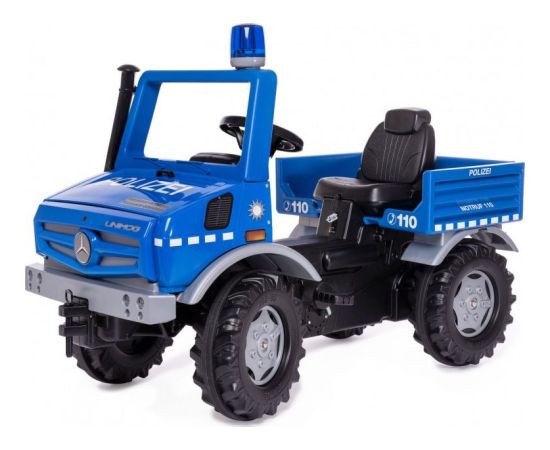 Rolly Toys Ciężarówka Samochód na pedały Unimog Merc-Benz Policja Jaunumi, Bērnu preces
