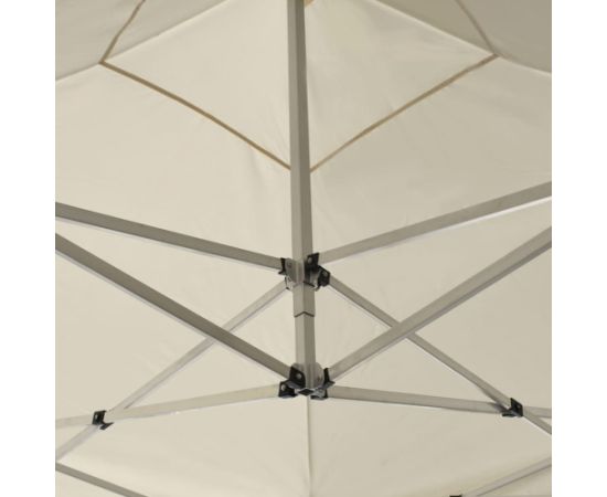 vidaXL Namiot imprezowy ze ściankami, aluminium, 2x2 m, kremowy Jaunumi -Dārzam