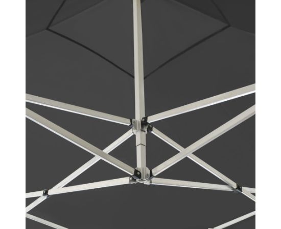 vidaXL Namiot imprezowy ze ściankami, aluminium, 2x2 m, antracytowy Jaunumi -Dārzam