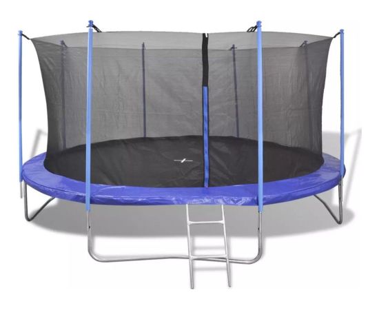 Trampolina ogrodowa vidaXL 142586 z siatką wewnętrzną 15 FT 457 cm Jaunumi - Sports