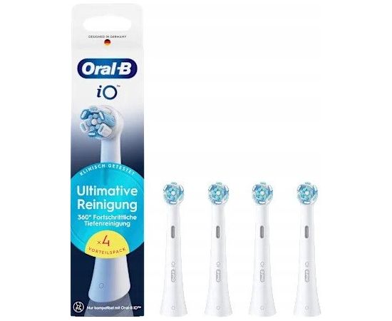 Końcówka Oral-B Sonic toothbrush head 8700216195027 / iO Ultimative czyszczenie 4-Pack White Uzgaļi elektriskajām zobu birstēm