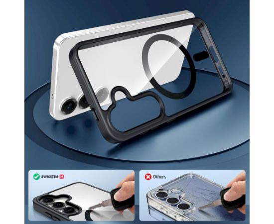 Swissten Clear Jelly MagStick Metallic Case Чехол для Samsung Galaxy S26 Plus 5G Чехлы - альтернативные