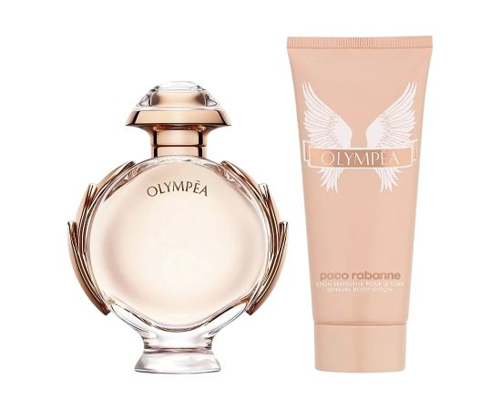 Set Paco Rabanne: Olympea, Eau De Parfum, For Women, 50 ml + Olympea, Body Lotion, 100 ml Dāvanu komplekti