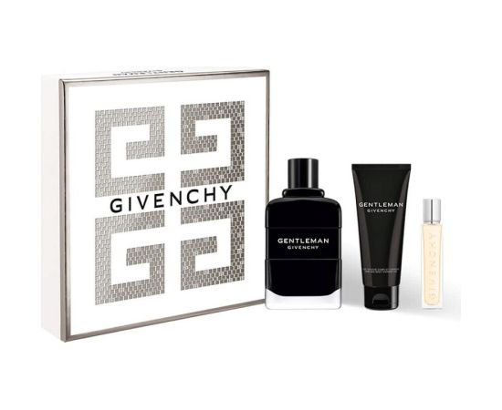 Set Givenchy: Gentleman, Eau De Parfum, For Men, 100 ml + Gentleman, Cleansing, Shower Gel, All Over The Body, For All Skin Types, 75 ml + Gentleman, Eau De Parfum, For Men, 12.5 ml Dāvanu komplekti